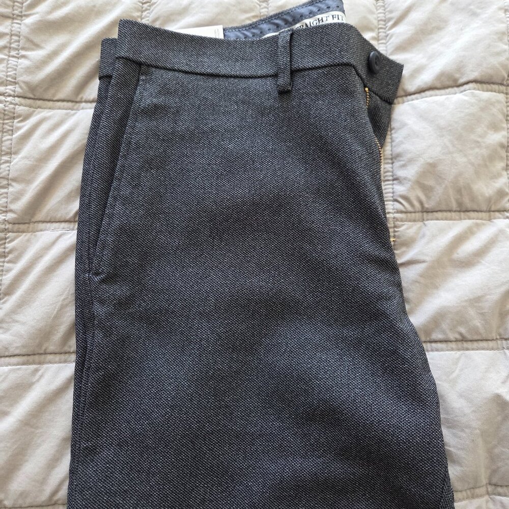Mens Haggar Birdseye Textured Pants 34X32